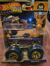 2025 HOT WHEELS MONSTER TRUCKS BIGFOOT 50TH ANNIVERSARY TROPHY CHAMPIONS VHTF 
