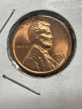Uncirculated 1958-D Lincoln Wheat Cent Penny Actual Coin. Great Value Get Today