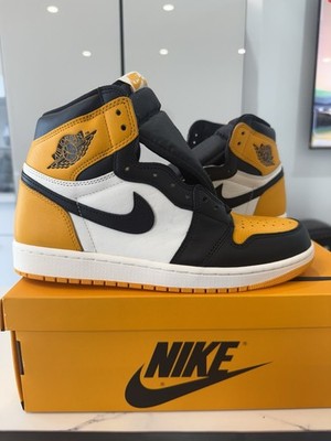 New Nike Air Jordan 1 Retro High OG Taxi Yellow Toe 555088 New Nike Air Jordan 1 Retro High OG Taxi Yellow Toe 555088