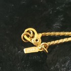 Vintage MONET 14" herringbone graduated gold tone beaded necklace with tags — photo 3