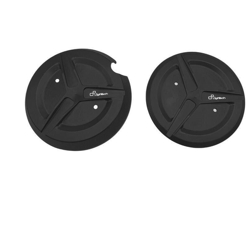 Protection de carter LIGHTECH antichoc en aluminium noir taillé dans la masse