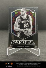 2019-20 Panini Mosaic Old School BASKETBALL #20 Tim Duncan