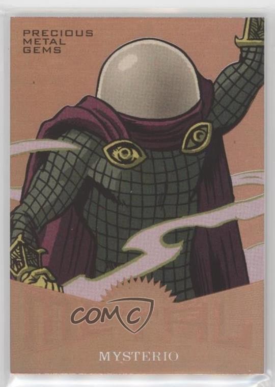 2017 Fleer Ultra Marvel Spider-Man Metal PMG Bronze 159/199 Mysterio #MM39 2oz