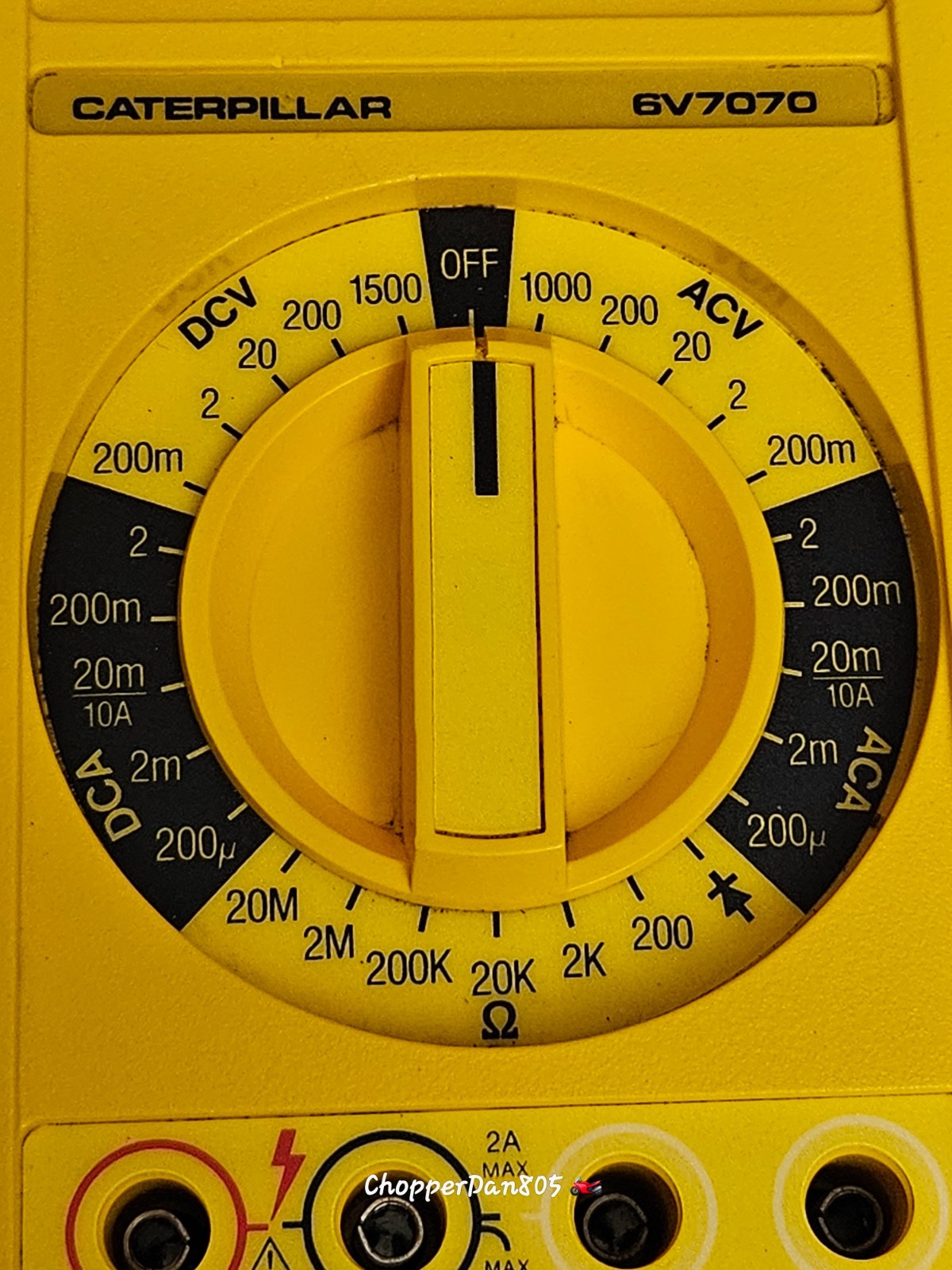 Caterpillar 6V7070 Heavy Duty Digital Multimeter w/ Manual & Leads ⚡️ Tested ⚡️