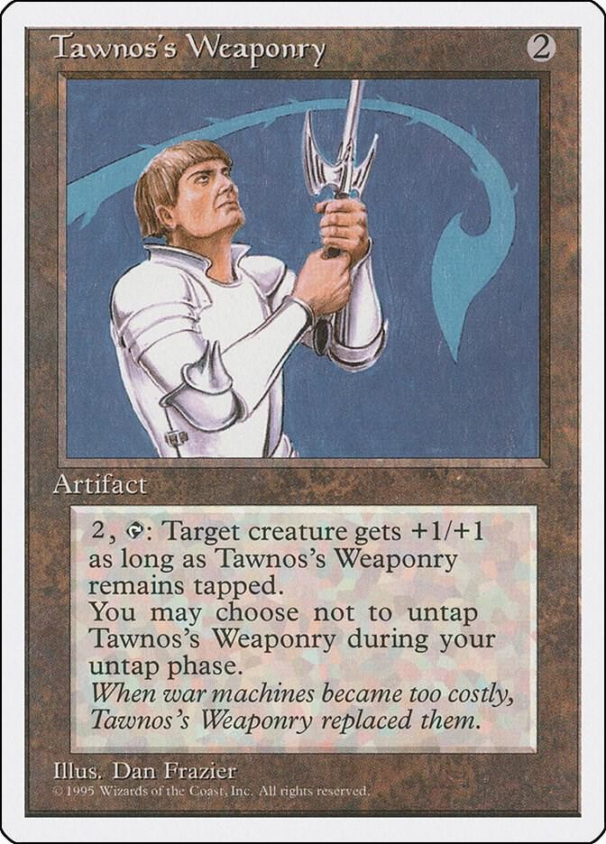 Tawnos's Weaponry Uncommon Fourth Edition Magic: The Gathering Near Mint