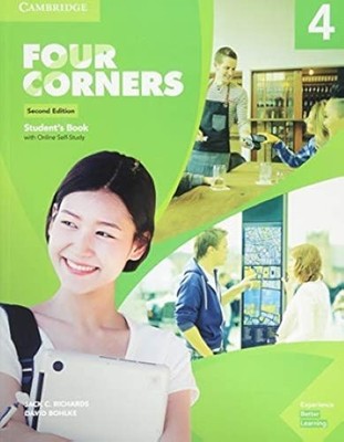 Four Corners Level 4 Student's Book +Online Self-Study 2nd Ed 2019 PB VG w/ CODE
