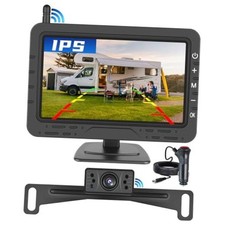 Wireless Backup Camera Monitor Kit, 4.3 Inch Rear View Camera Wireless 4.3Inch