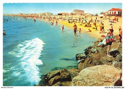AUQP8-0650-34 - CARNON-PLAGE - der Strand am rechten Ufer