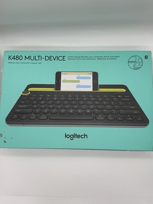 Logitech K480 Wireless Multi-Device Keyboard, Bluetooth, Black 920-006342