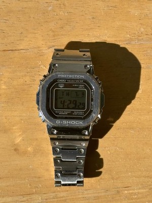 G-Shock Full Metal Silver Bluetooth Tough Solar Men s Watch GMW-B5000D