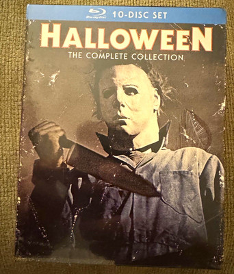 Halloween: The Complete Collection 10-Disc Blu-ray Box Set Slipcover R Sealed