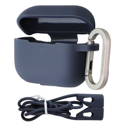 PureGear Silicone Case + Magnetic Strap for Apple AirPods Pro 2nd Gen - Blue