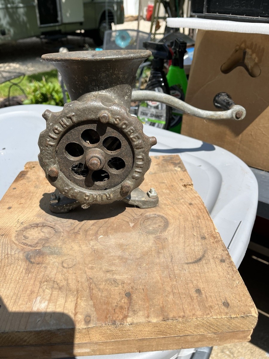 Vintage Enterprise No. 22 Tinned Meat Grinder Food Chopper Antique