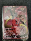 Sealed 1998 Upper Deck Flying High Red Border Michael Jordan Metal / Tin Card #3