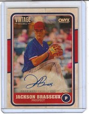 2025 Onyx Jackson Brasseux Prospect Vintage Auto Autograph #VAJABR