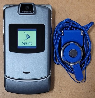 Motorola RAZR / Razor V3m - Gray and Black ( Sprint ) Cellular