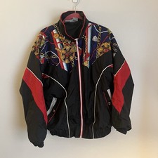 Rock Creek Casuals Bold 80s 90s Women's Windbreaker Track Shell Jacket Size M