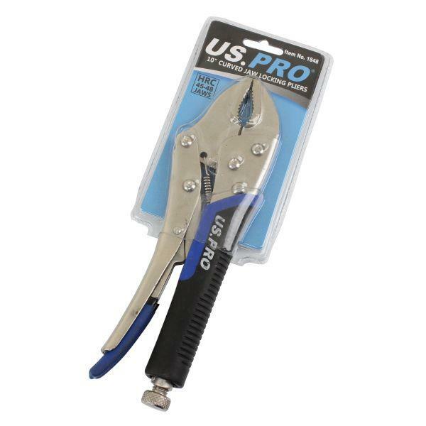 OX Pro Auto Adjust 6-Inch Curve Jaw Pliers – Self-Adjusting Grip, Pressure Screw, Soft Handle