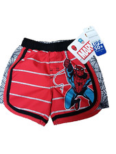 Marvel Comics Spiderman Swim Trunks 18 Months NEW