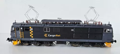 NMJ  E-Lok EL 14 2186 CargoNet dunkel grau ,Spur H0, DC