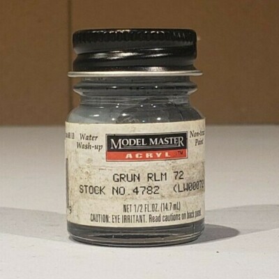TESTORS MODEL MASTER Acryl Paint #4782 Grun RLM 72 - 1/2 fl. oz.