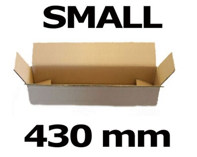 20 Faltkarton Versandhülse 430x105x105mm 2wellig DHL Ausland Päckchen Maxibrief