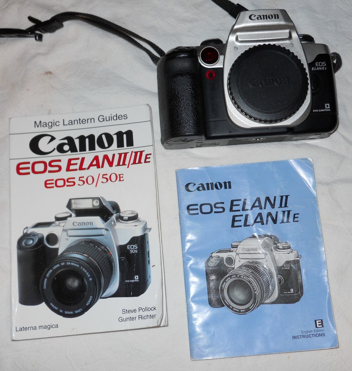 Canon EOS Elan IIE 35mm SLR Film Camera with 28-80 mm lens Kit for
