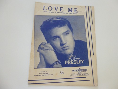 Love Me - Elvis Presley - Sheet Music
