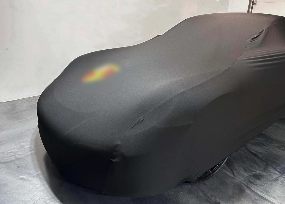 Cubierta de coche negra interior suave con bolsa de almacenamiento para Porsche 911 991 992 997 996 930 Foto 2 de 4