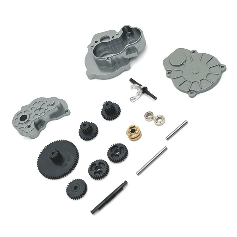 Durable Axle Upgrade 2PCS Hardened Steel Axle Bevel Gear Set For FMS 1/24  FCX24 RC Crawler  High Pinion Upgrade Parts RC Crawler Axle Gear