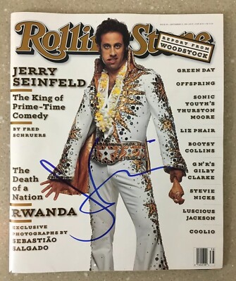 Jerry Seinfeld Signed September 1994 Rolling Stone Magazine Obtained in  Person