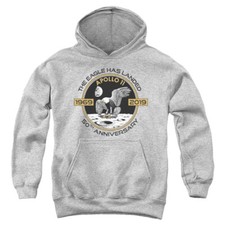 NASA Kids Hoodie Eagle Landed Athletic Heather Hoody