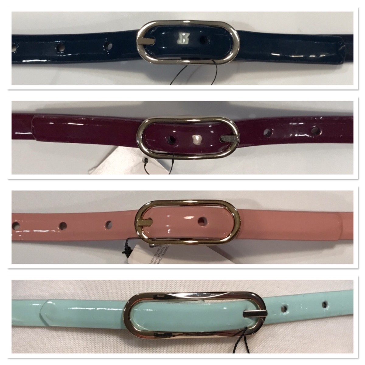 NWT WHITE HOUSE BLACK MARKET Reverse Skinny Belt XS-M-L-XL  display picture 2