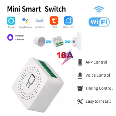 NEW Smart Home MINI DIY wifi Switch Relay Moudle Controller with Alex Google