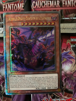 YUGIOH Karte Veidos der Drache Ausbruch des Aussterbens PHNI FR090 Quarter Centu