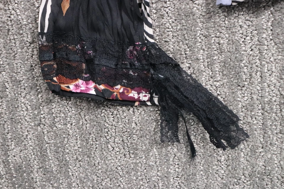 Blusa Le Caviar para mujer S Fairycore bohemia romántica acento de encaje frente a presión Foto 2 de 4