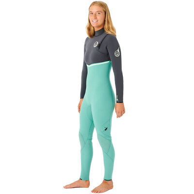 Rip Curl E-Bomb 4/3 GB ZF Steamer Damen-Neo Neoprenanzug Neoprener Winter Grün