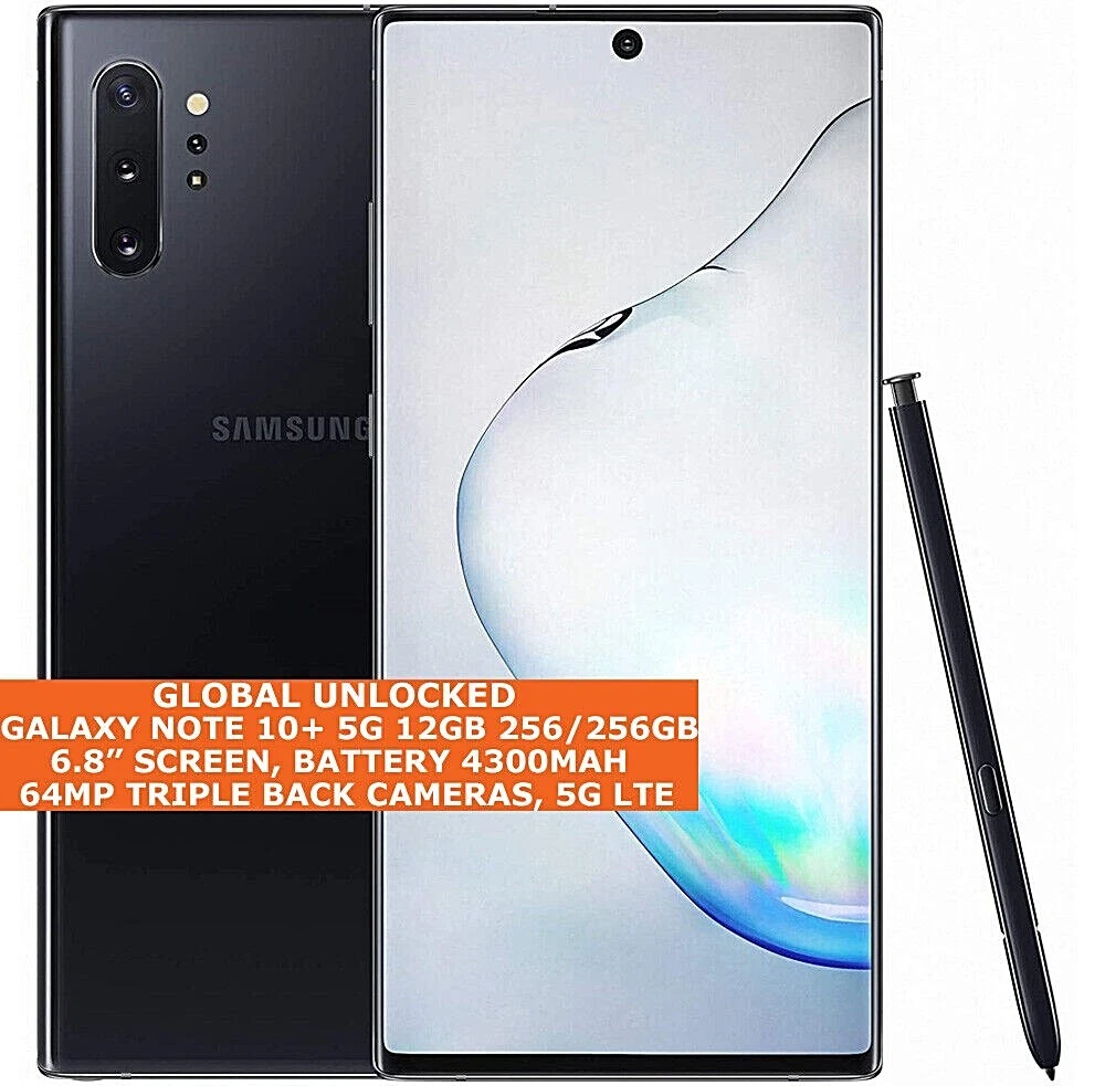 Samsung GALAXY Note 10+ Plus 5G 512GB (SM-N976B), samsung note 10 5g 