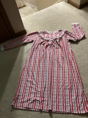 Lanz of Salzburg Kids Girls Flannel Long Sleeve Nightgown