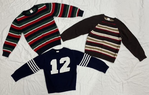 Gymboree Lot of 3 Boys Pullover Sweaters Size Small 5-6 in Excellent Condition! - Picture 11 of 11
