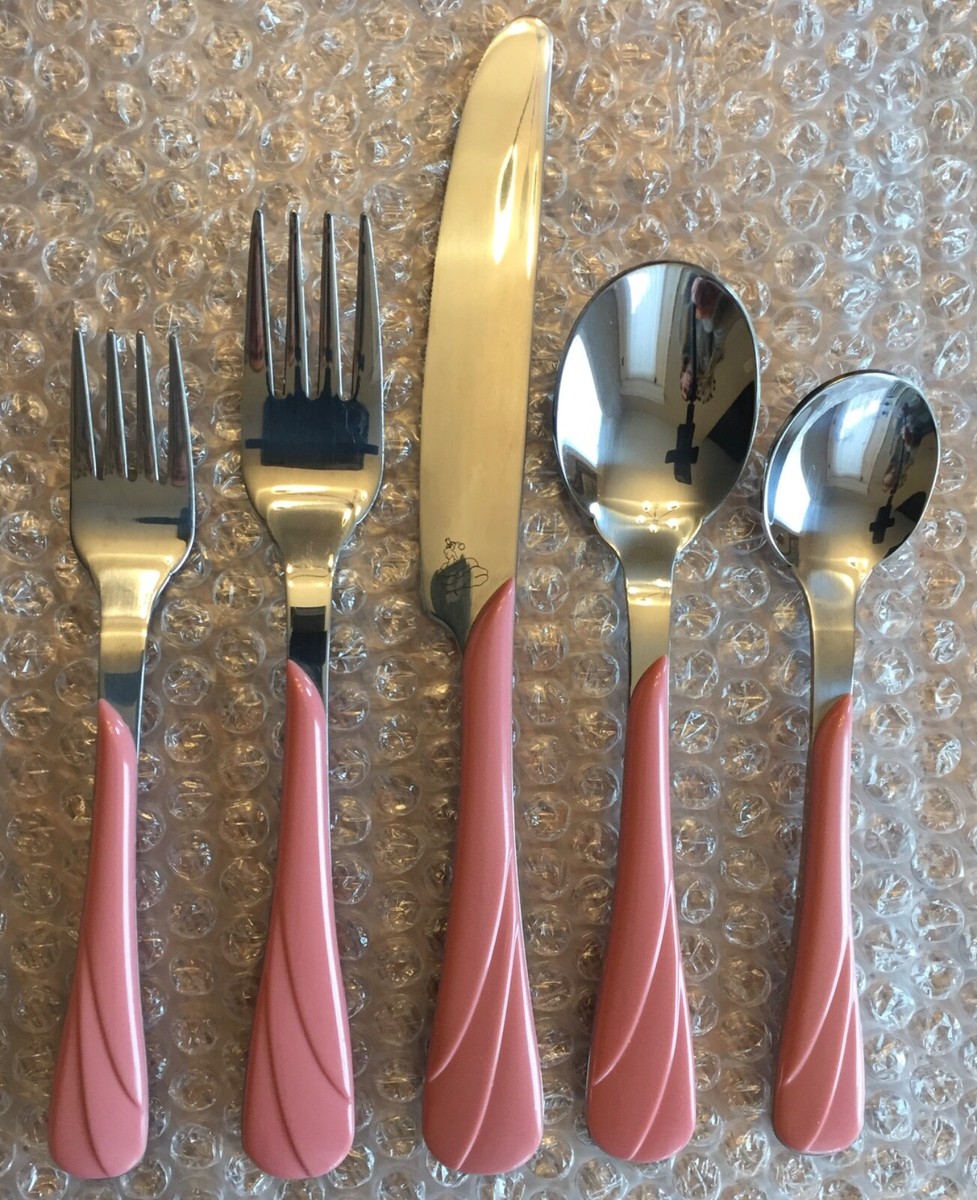 Fiesta Swirl Flatware Silverware Piece Set Choose a Color