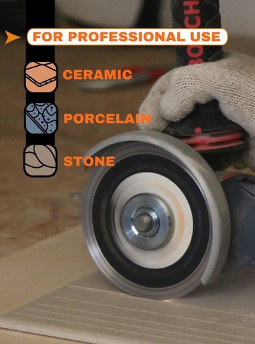 115mm 4.5" Angle Grinder Disc 1.2 Thin Diamond Dry Cutting Porcelain Tile X Mesh - Picture 3 of 8