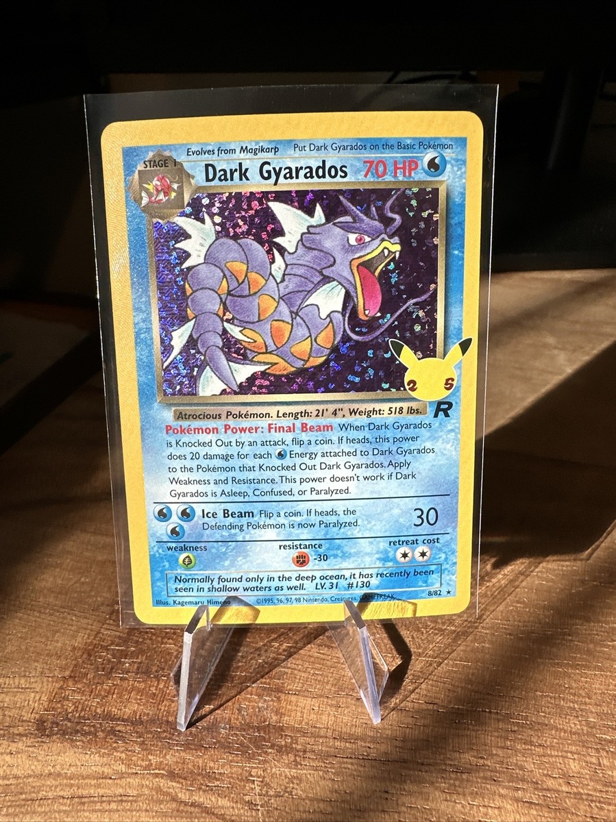 Dark Gyarados 8/82 NM Holo Celebrations Pokemon TCG!