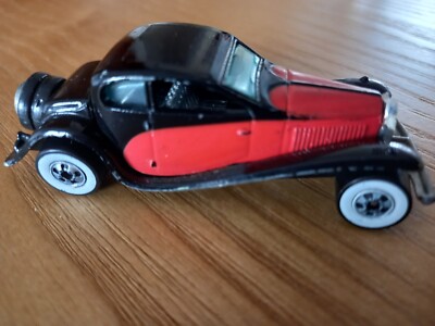 Vintage Hot Wheels 37 Bugatti 1:64 Scale Die Cast Model Car 1980 UK
