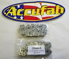 2 New Accufab Racing Upgraded Secondary Timing Chains Chain-3 4.6 And 5.4 4v