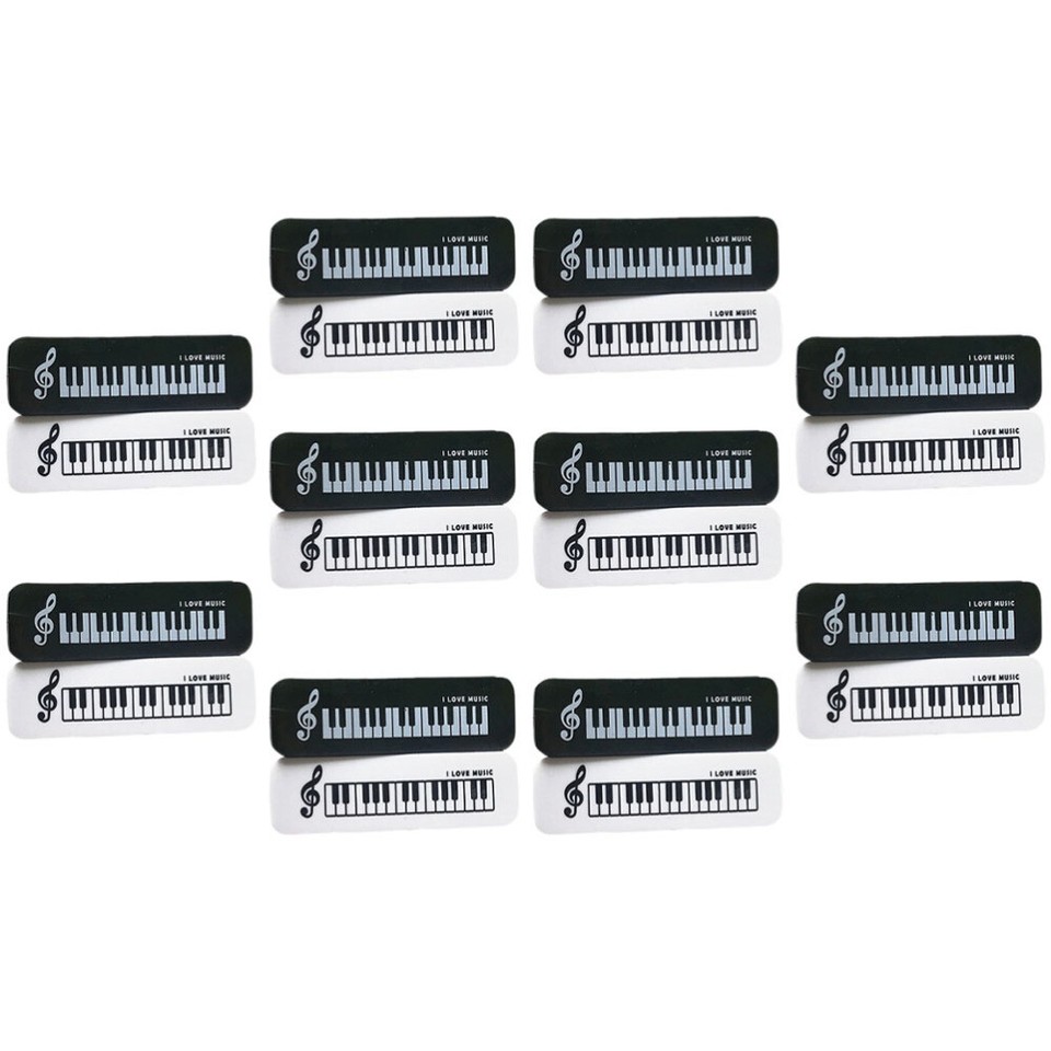 20 Pcs Mini Piano Erasers Reward Pencil School Musical Instrument eBay