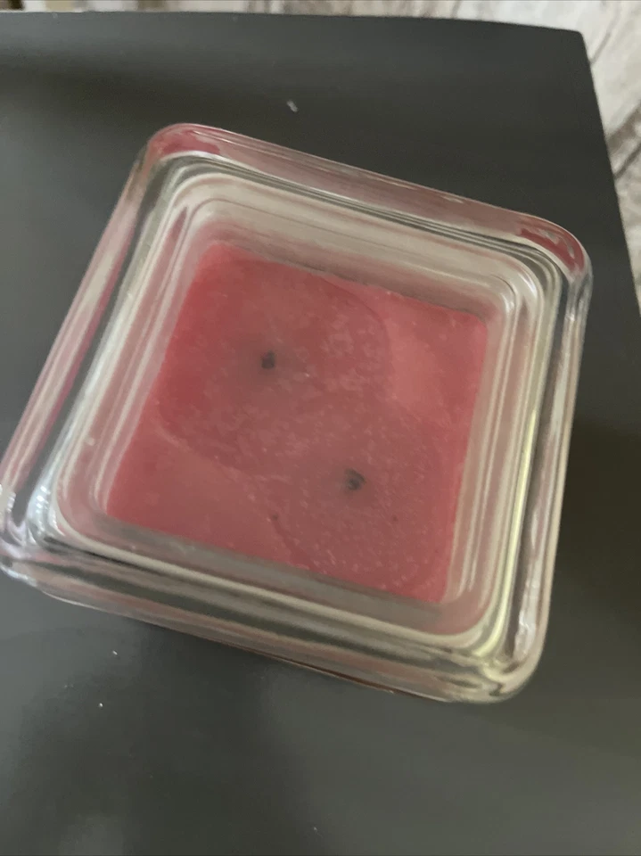 Village Candle Limited Edition Peony Petals 2 Wick Jar USED Rare Flowers 26 oz - Image 2 of 4