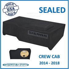 GMC Sierra Crew-Cab 2014-2018 Truck Single Sub Box Subwoofer Enclosure
