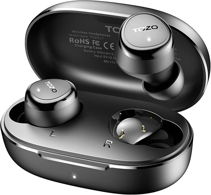 Wireless Bluetooth Earbuds with Noise Cancelling and Long Battery Life-image