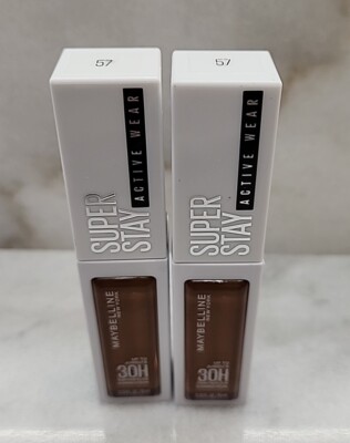 2 Maybelline Super Stay Active Wear Concealer up to 30H Wear #57